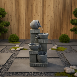 <span class=keywords><strong>Fontaine</strong></span> <span class=keywords><strong>Zen</strong></span> Apaisante pour Espaces Intérieurs et Extérieurs - Sculpture Personnalisée en Résine Faite à la Main, Étanche, Idée Cadeau Parfaite pour <span class=keywords><strong>Jardin</strong></span> et Patio - Product Image 4