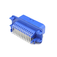 776163-5 Connecteur électronique de type broche pour montage sur carte PCB automobile, série AMP, 35 broches, pour faisceau de câblage