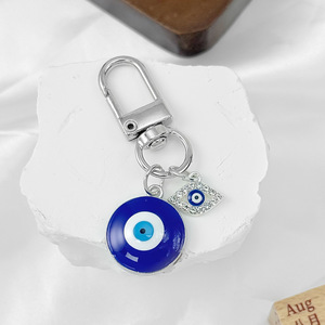 2026 Turkish Blue Eye Pendant Keychain Demon Eye <b>Keyring</b> Friend Lovers Enamel New Design Fatima Animal Bag <b>Car</b> Box Accessory - Product Image 6