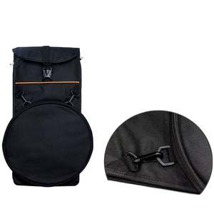 Muestra gratis, buen diseño, estuche de almacenamiento de batería desmontable negro, bolsa de transporte de música con dos compartimentos separados - Product Image 5