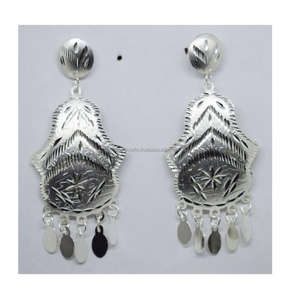 2025 Samoa americana verde 4 pares 20mm Vintage étnico boda chapado en oro para mujeres verano playa vestido joyería - Product Image 4