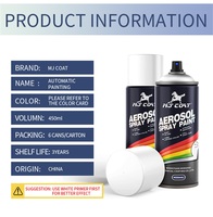 Peinture aérosol métallisée chromée facile à appliquer, bonne auto-nivelante, pour voiture