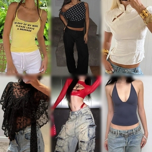 Lote Mixto de Ropa de Moda Femenina al por Mayor, Estilo Urbano Vintage, Surtido de Ropa Usada, Paquete de Ropa de Segunda Mano para Mujer - Product Image 3