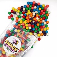 Fourniture en vrac OEM Chewing-gum Boule fruitée Motif pastèque Goût sucré Sans sucre Menthe Café Aromatisé Bubble-Gum Boîte Bouteille Sac
