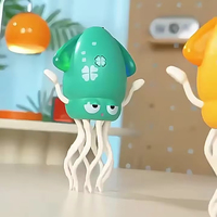 Jouet de Décompression Électronique pour Enfants, Pieuvre Magique Dansante Électrique à Capteurs, Évitant les Obstacles Automatiquement