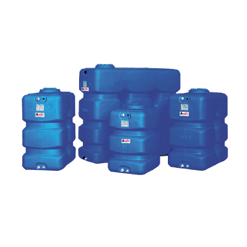 Réservoir anti-fuite personnalisé Réservoirs durables horizontaux en polyéthylène non toxique de 2000 litres pour contenir de l'eau Liquides non agressifs - Product Image 2