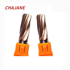 整体硬质合金钻头铰刀 22LR 管腔镀锡 55HRC 外部/干式冷却 CNC 钻头 高性能 - Product Image 5