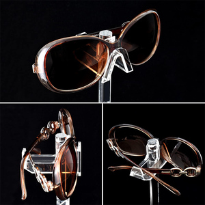 Acrylic Kính mắt khung Riser hiển thị đứng Kính mát Giá kính mát tổ chức Kính mắt chủ Acrylic kính cho mỗi chủ - Product Image 4