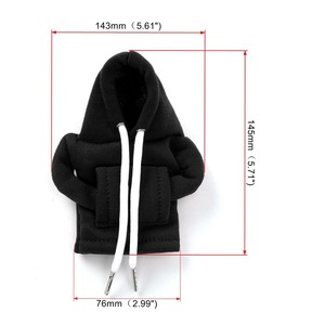 Car Gear <b>Shift</b> Lever Hooded Sweatshirt Cloth <b>Knob</b> SFN186 Ergonomic Interior Accessory - Product Image 1
