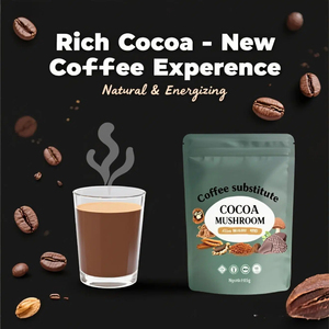 <span class=keywords><strong>Poudre</strong></span> de champignon de cacao avec Reishi Chaga Healthy Focus et énergie apaisante bénéfique pour le café instantané - Product Image 2