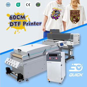 Vente directe d'usine 600mm presse à chaud numérique automatique A3 <span class=keywords><strong>imprimante</strong></span> DTF avec encre pigmentée et Double têtes pour l'impression de t-shirts - Product Image 1