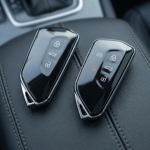 Huanyue ฝาครอบกุญแจรถปรับแต่งได้สำหรับ Volkswagen viloran สำหรับ L teramont Pro sagl TPU 3 5ปุ่มอะไหล่ VOC3T1 - Product Image 2
