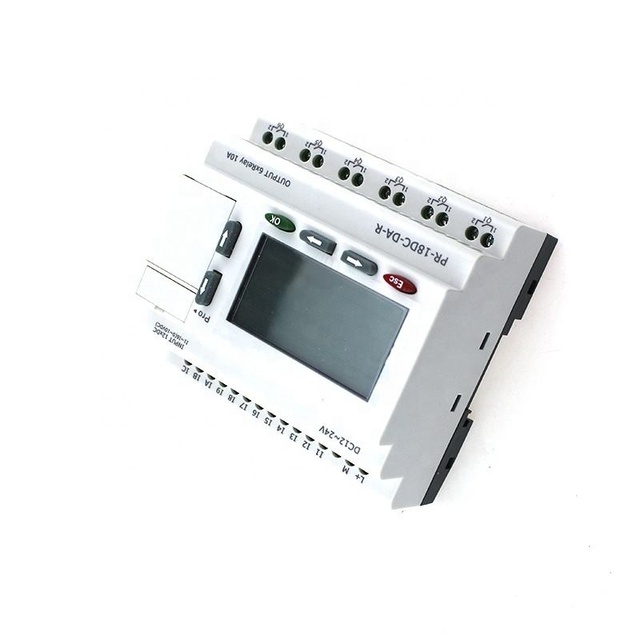 PR-18DC-DA-R PLC Mini Smart Relay Programmable Logic Controller Plc for Injection Molding Machine