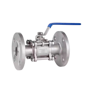 Válvula de bola con brida DIN 3PC Q41F-40P/R con tratamiento térmico FRAS, vástago sólido a prueba de explosiones - Product Image 1