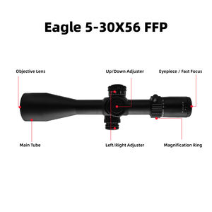 5-30X56 portée de visée de chasse en croix illuminée de haute précision premier plan focal portées et accessoires en verre gravé antichoc - Product Image 3