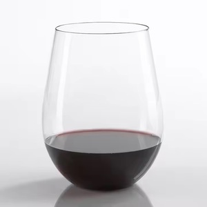 Verre à vin jetable en PET TRITAN, compatible lave-vaisselle, 4oz 6oz 8oz 10oz 12oz 14oz 16oz, <span class=keywords><strong>gobelet</strong></span> en <span class=keywords><strong>plastique</strong></span> transparent pour fête, vin <span class=keywords><strong>rouge</strong></span> - Product Image 3