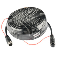 Usine GX12 série 4 broches laiton Aviation prise câble d'extension 3/5/8/10/15/20M connecteur blindé pour l'alimentation du système d'alimentation solaire