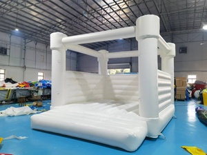 Château gonflable commercial blanc très populaire, <span class=keywords><strong>de</strong></span> qualité supérieure, à prix avantageux, idéal pour les jeux <span class=keywords><strong>de</strong></span> saut. - Product Image 4