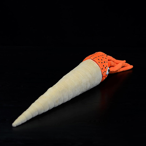 ODM réaliste yeux Orange dix tentacules doux gris tête pointue Simulation peluche calmar marin 15 pouces chambre décor calmar poupée jouet - Product Image 2