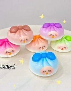 Nuevo Juguete Blandito de PU con Forma de Dumpling, Suave, Lindo, de Rebote Lento, Terapéutico, para Aliviar el Estrés, Portátil, para Uso en Oficina - Product Image 6