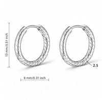 Pendientes de Oro Imitación con Alambres Trenzados y Diseño Abombado, Dijes PVD Estructurados de Capa Gruesa para Fabricación de Joyas, Joyería y Accesorios para Mujer
