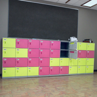 La Chine usine supermarché stockage intelligent casier en plastique armoire à bagages reconnaissance faciale ABS Intelligent Locker Fabricant