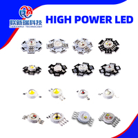 Chip LED COB de Alta Potencia de 1W 3W 5W 10W 20W 30W 50W 100W 150W 200W en Blanco Cálido, Rojo, Verde, Azul, RGB, UV, Infrarrojo IR para Crecimiento y Proyectores