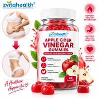 Gummies véganes au vinaigre de cidre de pomme à marque privée avec vitamine B12 et chrome pour le soutien du métabolisme et la gestion du poids chez l'adulte OEM