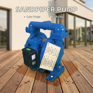 Pompe pneumatique à double diaphragme Warren <span class=keywords><strong>Rupp</strong></span> Sandpiper 1-1/2'' AM OEM basse pression, membrane NBR, aluminium, 500 HP - Product Image 4