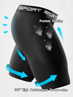 Pantalones Cortos de Compresión de Alta Elasticidad y Secado Rápido para Hombre, Transpirables y Elásticos, para Entrenamiento de Baloncesto y Running