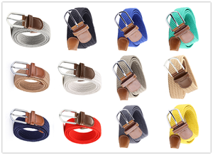 Cinturón de Lona Elástico para Hombre con Hebilla de Aleación, Novedoso, Casual, Sin Agujeros, Versátil, Juvenil, de Moda y Gran Venta - Product Image 6