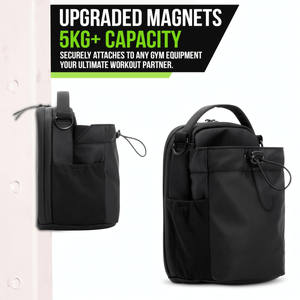 Bolsa de Gimnasio Magnética Personalizada, Bolsa Deportiva de Viaje para Hombre y Mujer, Bolsa Bandolera Magnética Pequeña con Porta Botella de Agua - Product Image 2
