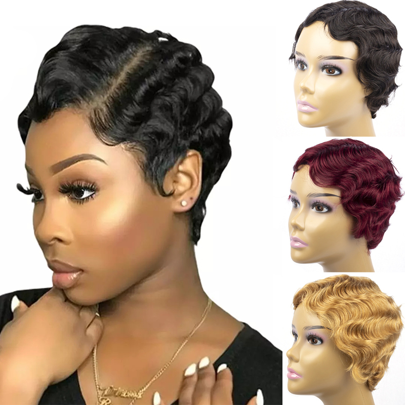 Machine made wig