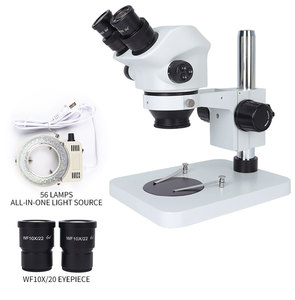 SANQTID TD-750 三眼顕微鏡 7-50倍連続ズーム 双眼顕微鏡 携帯電話・宝飾品修理用 - Product Image 1