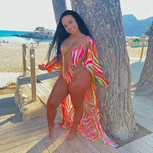 Nuevo Conjunto <span class=keywords><strong>de</strong></span> Bikini con Capa Estampada para Verano 2026, Traje <span class=keywords><strong>de</strong></span> <span class=keywords><strong>Baño</strong></span> Sexy <span class=keywords><strong>de</strong></span> Moda, Conjunto <span class=keywords><strong>de</strong></span> 3 Piezas, Bikini con Cubierta para Mujer - Product Image 1