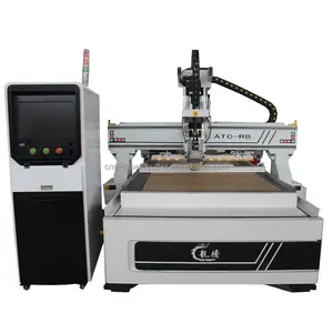 atc cnc machinery cnc aluminium wood doors cabinet profile router engraving machining atc making