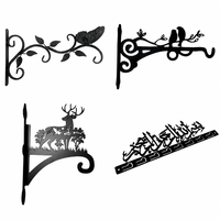 Étagère murale personnalisée pour panier de fleurs, fabrication en tôle, support métallique pour plantes, pour balcon et décoration intérieure