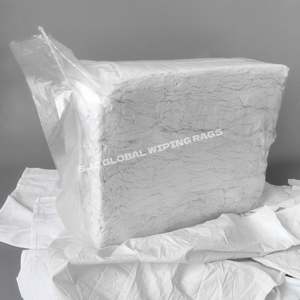 Trapos de Limpieza Industriales Mutilados, Trapos de Algodón Blanco, Trapos de Limpieza Industrial y Marina, Toallas de Limpieza - Product Image 1