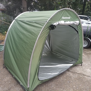 Unatenda Advanced Motorcycle Shelter <span class=keywords><strong>Tente</strong></span> de garage <span class=keywords><strong>pliante</strong></span> à 4 vélos avec une structure de chambre à coucher pour le stockage des motos et la remise - Product Image 5