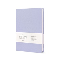 Planificateur plus épais à couverture rigide en tissu de lin de luxe cahier en tissu cartonné A5 à impression personnalisée avec bande ventrale