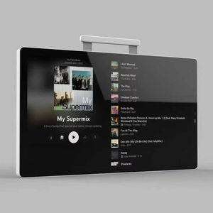 Moniteur tactile portable de 25 pouces 1080p Android 14 certifié Google EDLA pour le camping en plein air, les voyages, la télécommande, blanc/noir - Product Image 1