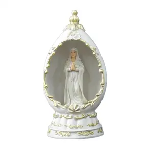 Estatua de la Virgen María para decoración de la iglesia del hogar, artesanía, artesanía, fabricante