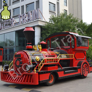 Fabricants personnalisés ventes directes 105 sièges électrique ou moteur Derv <span class=keywords><strong>voiture</strong></span> de tourisme scénique spot touristique train sans rail - Product Image 1