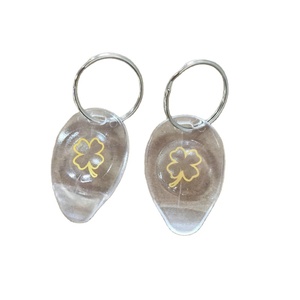 Logo de promotion sur le grattoir de billet de loterie en plastique avec porte-clés en forme de goutte d'eau - Product Image 3
