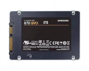 Pour disque SSD Samsung MZ-77Q8T0B/CN 870 QVO SATA 2,5 pouces V-NAND 4 bits MLC AES 256 bits contrôleur MKX - Product Image 1