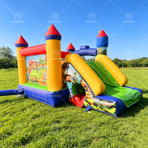 Castillo Inflable con Tobogán <span class=keywords><strong>de</strong></span> Toy Story, Juego <span class=keywords><strong>de</strong></span> Brincos para Niños, Equipo <span class=keywords><strong>de</strong></span> Juego para Exteriores, Patio Trasero, Castillo Hinchable - Product Image 2