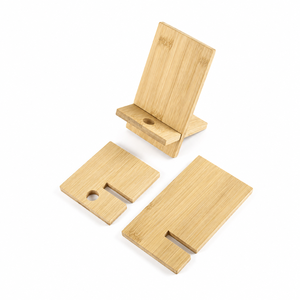 Supporto per Telefono in Bambù con Logo Personalizzato, Porta Cellulare da Scrivania Staccabile con Foro per Cavo di Ricarica per <span class=keywords><strong>Omaggi</strong></span> Promozionali - Product Image 5