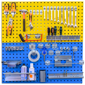 Thép mạ kẽm công cụ Tủ <span class=keywords><strong>Pegboard</strong></span> Phụ kiện thiết lập công nghiệp mắt trượt móc cho treo các mặt hàng khác nhau - Product Image 4