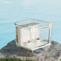 Mangeoire automatique pour perroquets avec séparation des coquilles, distributeur de graines anti-déversement, grande capacité pour perruches, calops et oiseaux