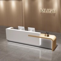 Nouveau design de comptoir 2024, design de comptoir de magasin de montres, vitrine, stand de réception